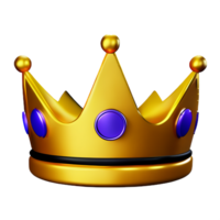 crown 3d icon illustration png