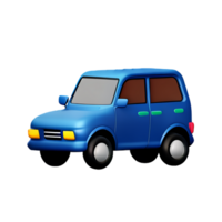 carro 3d ilustração ícone png