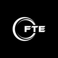 FTE Logo Design, Inspiration for a Unique Identity. Modern Elegance and Creative Design. Watermark Your Success with the Striking this Logo. vector