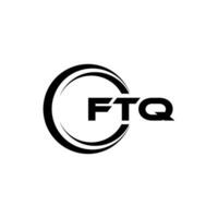 FTQ Logo Design, Inspiration for a Unique Identity. Modern Elegance and Creative Design. Watermark Your Success with the Striking this Logo. vector