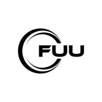 FUU Logo Design, Inspiration for a Unique Identity. Modern Elegance and Creative Design. Watermark Your Success with the Striking this Logo. vector