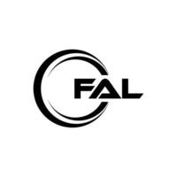 FAL Logo Design, Inspiration for a Unique Identity. Modern Elegance and Creative Design. Watermark Your Success with the Striking this Logo. vector