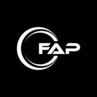 fap logo diseño, inspiración para un único identidad. moderno elegancia y creativo diseño. filigrana tu éxito con el sorprendentes esta logo. vector
