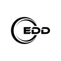 EDD Logo Design, Inspiration for a Unique Identity. Modern Elegance and Creative Design. Watermark Your Success with the Striking this Logo. vector