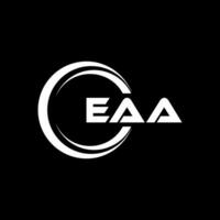 EAA Logo Design, Inspiration for a Unique Identity. Modern Elegance and Creative Design. Watermark Your Success with the Striking this Logo. vector