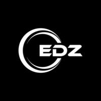 EDZ Logo Design, Inspiration for a Unique Identity. Modern Elegance and Creative Design. Watermark Your Success with the Striking this Logo. vector