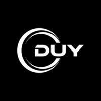 DUY Logo Design, Inspiration for a Unique Identity. Modern Elegance and Creative Design. Watermark Your Success with the Striking this Logo. vector