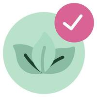 Organic Choices icon illustration vector