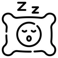 Sleep Quality icon illustration vector