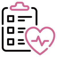 Wellness Check icon illustration vector