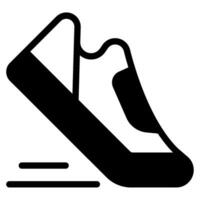 corriendo Zapatos icono ilustración vector