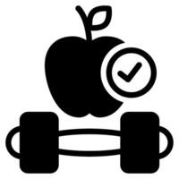 Healthy Habits icon illustration vector