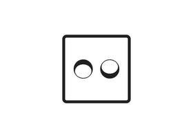 light switch icon design vector isolated