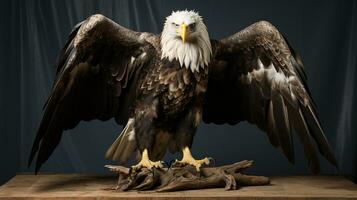 Mature American Bald Eagle, Portrait of wildlife photo