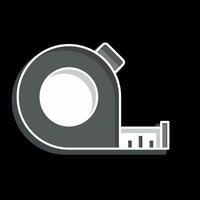 Icon Tape Measure. related to Building Material symbol. glossy style. simple design editable. simple illustration vector