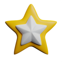 Star 3d Illustration Symbol png