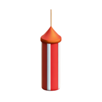 fuegos artificiales 3d icono ilustración png