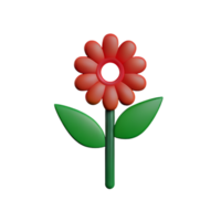 fiore 3d illustrazione icona png