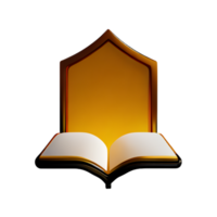 Corán Sagrada Escritura 3d Ramadán icono png