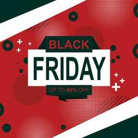 Black Friday Sale banner background. vector