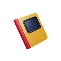 book 3d icon illustration png