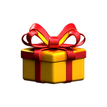 gåva 3d ikon illustration png