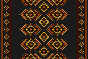 Carpet tribal pattern art. Geometric ethnic seamless pattern traditional. American, Mexican style. vector