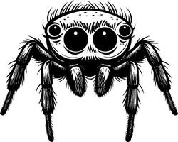 animal invertebrate jumping spider vector