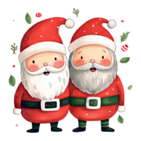 fofo papai noel em pé e dizendo ho ho ho cartoon ilustração 13861662 PNG