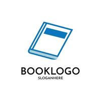 book logo design creative idea vector