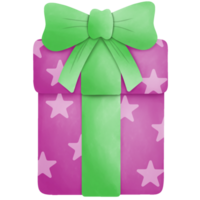 cartoon gift box drawing png