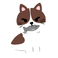 Cute Cat Drawing Graphic png