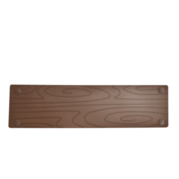 cartone animato disegno di un' di legno cassa, di legno cartello png