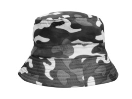 camouflage bucket hat isolated PNG transparent