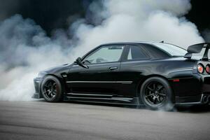 Sport car Nissan Skyline GTR R32 JDM. Pro Photo