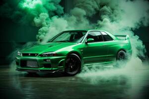 Sport car Nissan Skyline GTR R32 JDM. Pro Photo