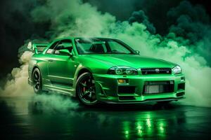 Sport car Nissan Skyline GTR R32 JDM. Pro Photo