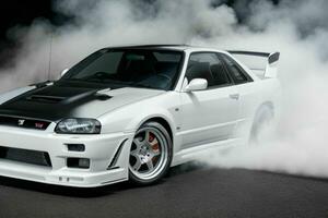 Sport car Nissan Skyline GTR R32 JDM. Pro Photo