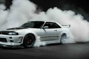 Sport car Nissan Skyline GTR R32 JDM. Pro Photo