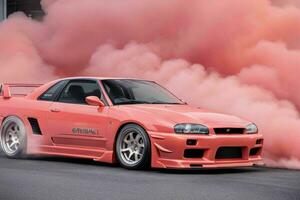 Sport car Nissan Skyline GTR R32 JDM. Pro Photo