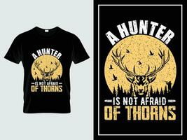 Custom hunting t-shirt design vintage style, hunting typography t-shirt vector