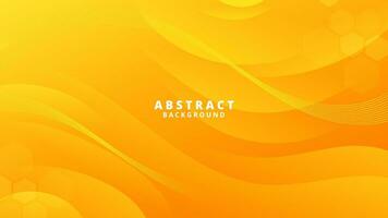 Abstract Gradient yellow liquid Wave Background vector