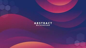 Abstract Gradient red blue liquid Wave Background vector