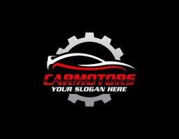 Deportes coche logo icono colocar. motor vehículo silueta emblemas auto garaje concesión marca identidad diseño elementos. vector ilustraciones.