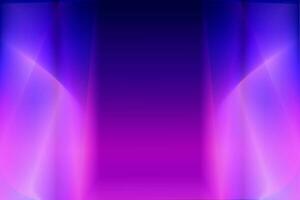 Elegant blue stage vertical glowing with lighting effect sparkle on dark background. Template premium award design. Vector illustration. game background