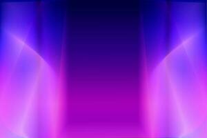 Elegant blue stage vertical glowing with lighting effect sparkle on dark background. Template premium award design. Vector illustration. game background