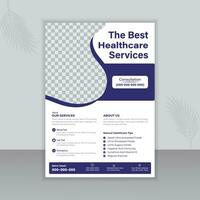 Creative The Best Medical Flyer Or Brochure Design Template vector