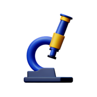 microscope 3d medical and healthcare icon png