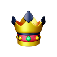 couronne 3d icône illustration png