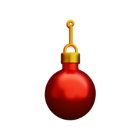 glad jul 3d tolkning ikon illustration png